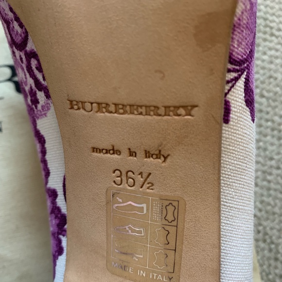 Burberry floral print high heels - Picture 5 of 7